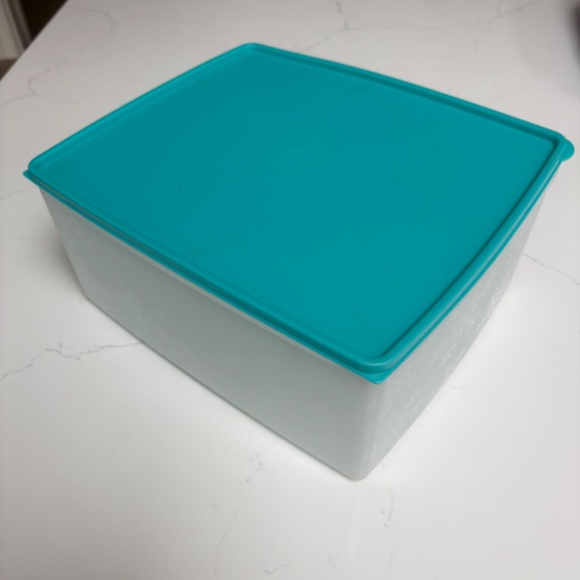 Tupperware 6284 Freeze it storage container with snowflake pattern. - Picture 10 of 10